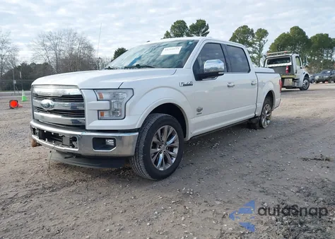2016 Ford F-150 King Ranch из США, поврежденный, VIN 1FTEW1CG9GFD19732